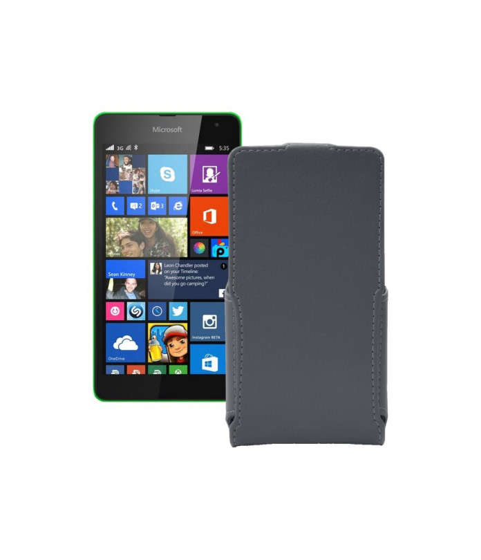 Чохол-флип з екошкіри для телефону Microsoft Lumia 535