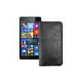 Портмоне з шкіри для телефону Microsoft Lumia 535