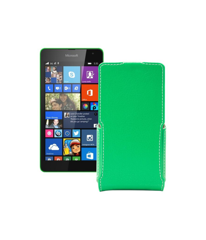 Чохол-флип з екошкіри для телефону Microsoft Lumia 535