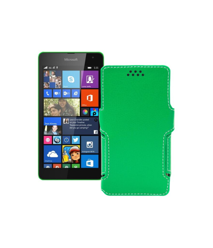 Чохол-книжка з екошкіри для телефону Microsoft Lumia 535