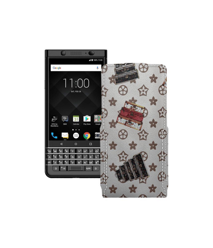 Чохол-флип з екошкіри для телефону BlackBerry Keyone BBB100-2