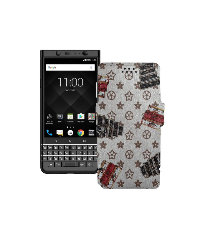 Чохол-книжка з екошкіри для телефону BlackBerry Keyone BBB100-2