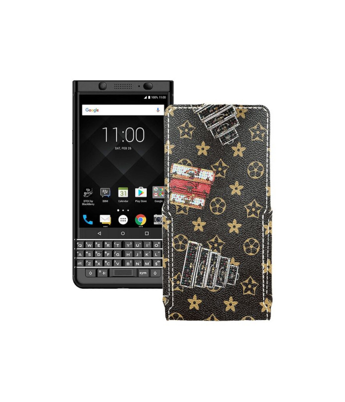 Чохол-флип з екошкіри для телефону BlackBerry Keyone BBB100-2