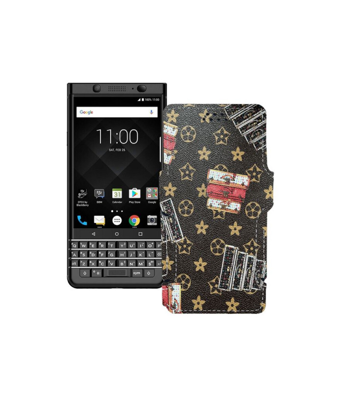 Чохол-книжка з екошкіри для телефону BlackBerry Keyone BBB100-2