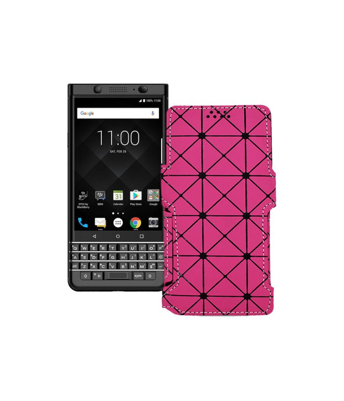 Чохол-книжка з екошкіри для телефону BlackBerry Keyone BBB100-2