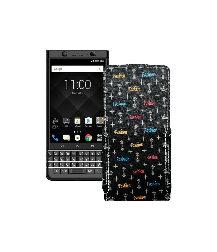 Чохол-флип з екошкіри для телефону BlackBerry Keyone BBB100-2