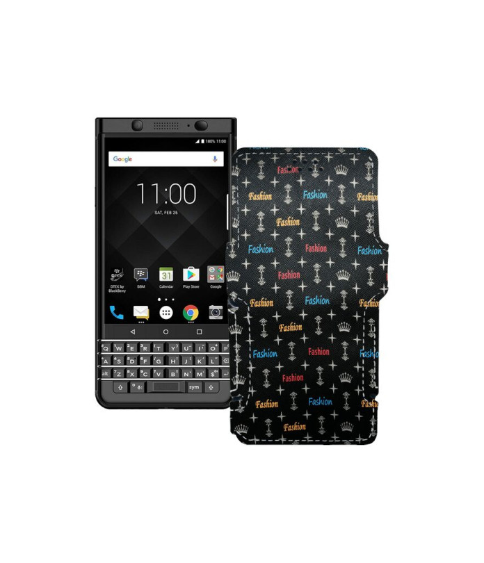 Чохол-книжка з екошкіри для телефону BlackBerry Keyone BBB100-2