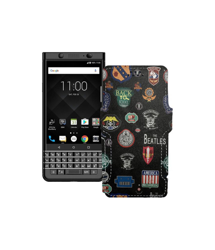 Чохол-книжка з екошкіри для телефону BlackBerry Keyone BBB100-2