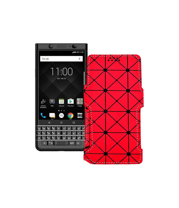 Чохол-книжка з екошкіри для телефону BlackBerry Keyone BBB100-2