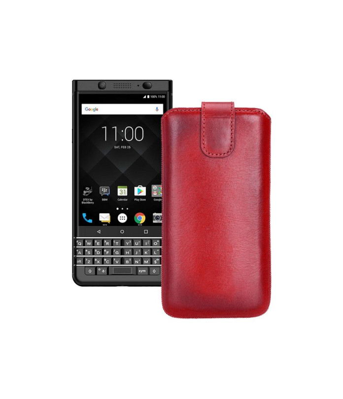 Витяжка з екошкіри для телефону BlackBerry Keyone BBB100-2