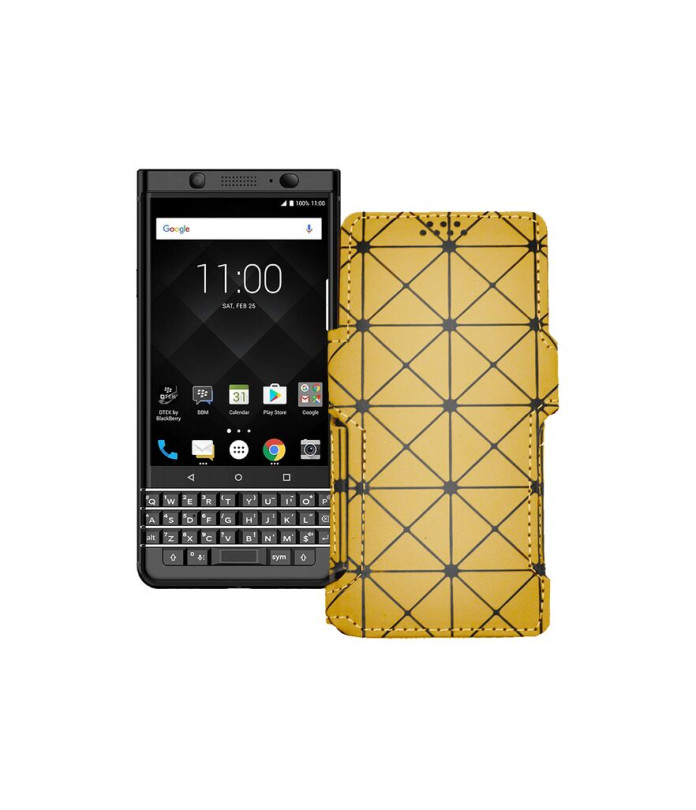 Чохол-книжка з екошкіри для телефону BlackBerry Keyone BBB100-2