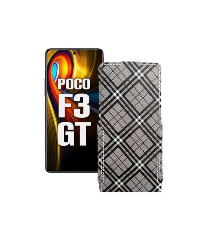 Чохол-флип з екошкіри для телефону Xiaomi poco F3 GT