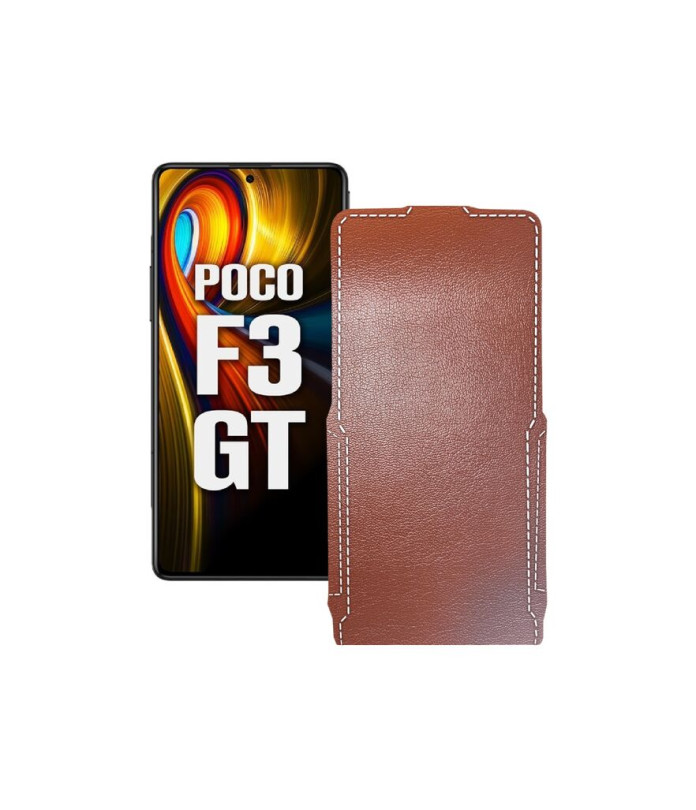 Чохол-флип з екошкіри для телефону Xiaomi poco F3 GT