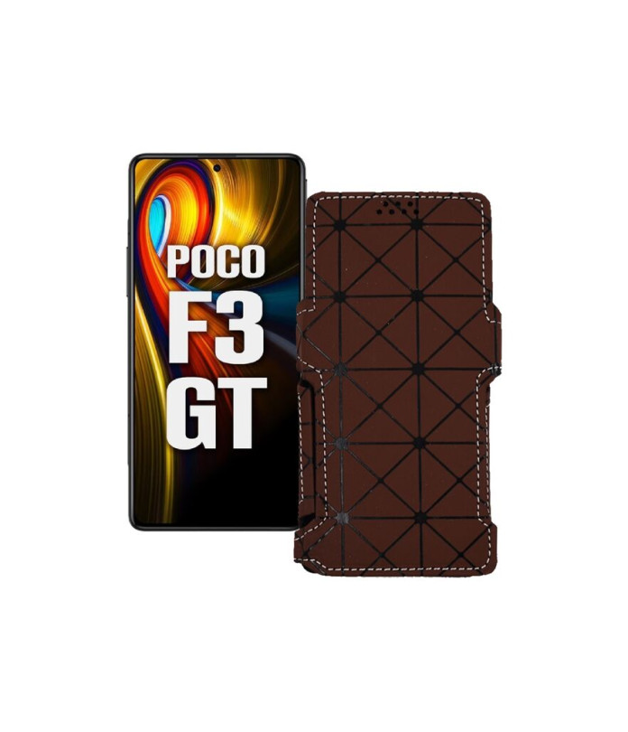 Чохол-книжка з екошкіри для телефону Xiaomi poco F3 GT