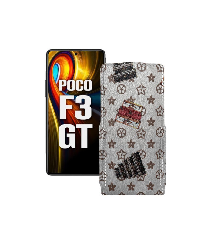 Чохол-флип з екошкіри для телефону Xiaomi poco F3 GT