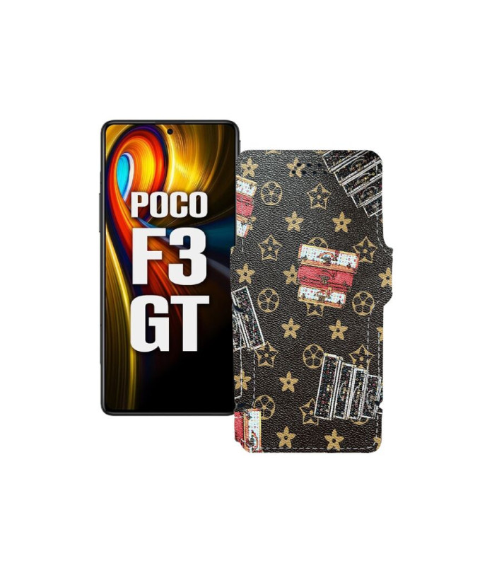 Чохол-книжка з екошкіри для телефону Xiaomi poco F3 GT