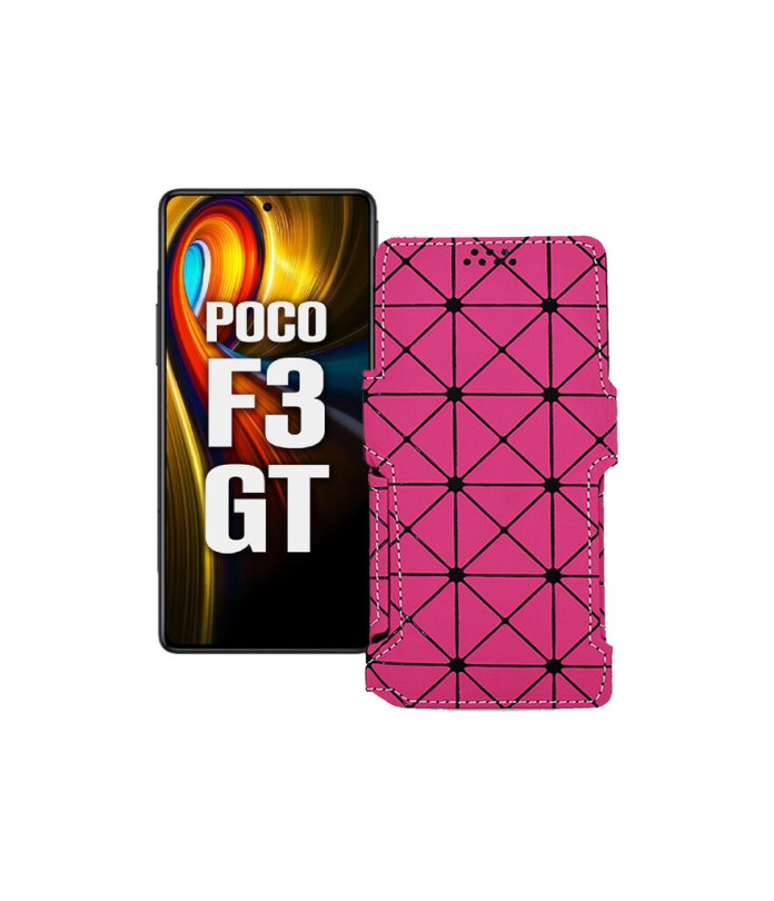 Чохол-книжка з екошкіри для телефону Xiaomi poco F3 GT