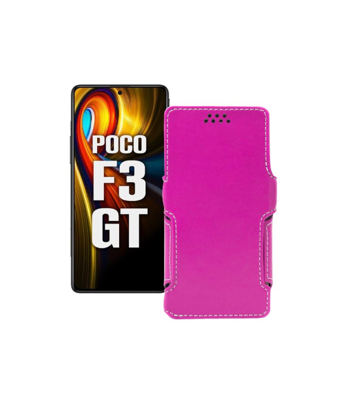 Чохол-книжка з екошкіри для телефону Xiaomi poco F3 GT