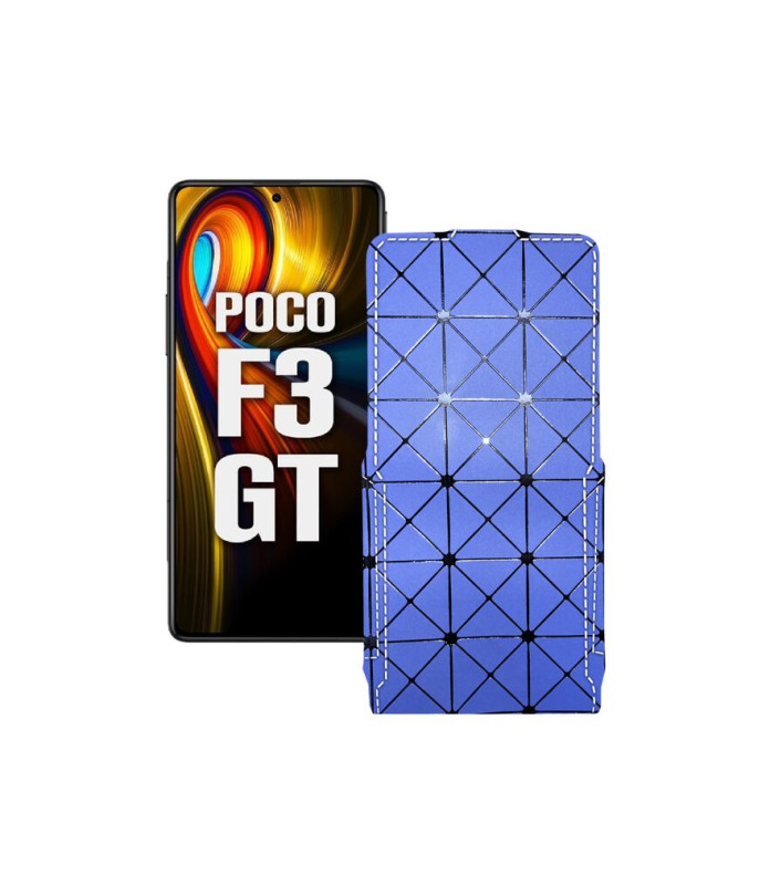 Чохол-флип з екошкіри для телефону Xiaomi poco F3 GT