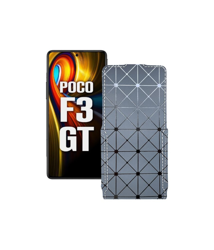 Чохол-флип з екошкіри для телефону Xiaomi poco F3 GT