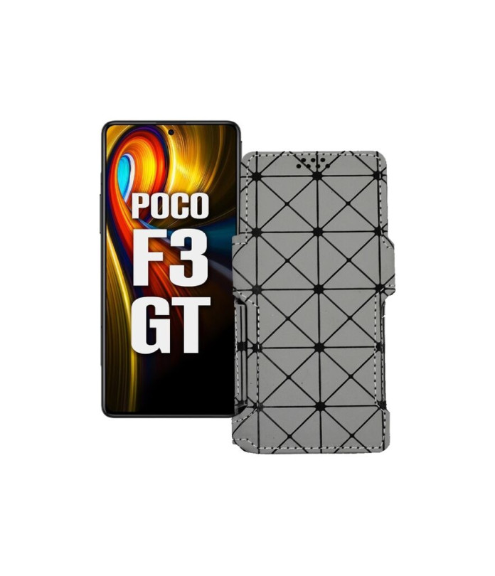 Чохол-книжка з екошкіри для телефону Xiaomi poco F3 GT