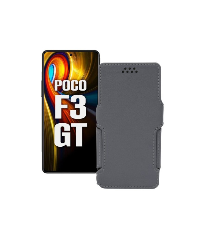 Чохол-книжка з екошкіри для телефону Xiaomi poco F3 GT