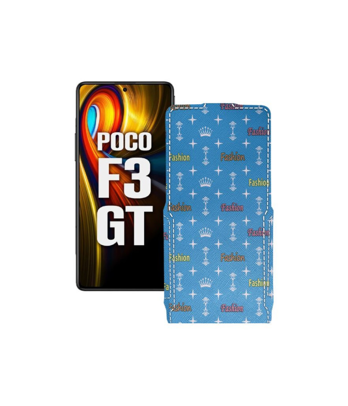 Чохол-флип з екошкіри для телефону Xiaomi poco F3 GT