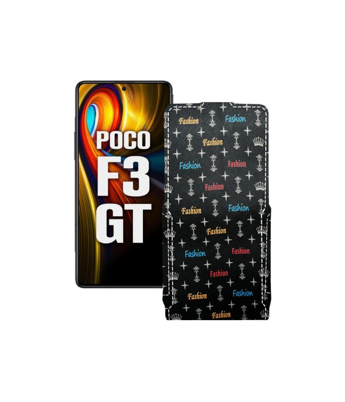 Чохол-флип з екошкіри для телефону Xiaomi poco F3 GT