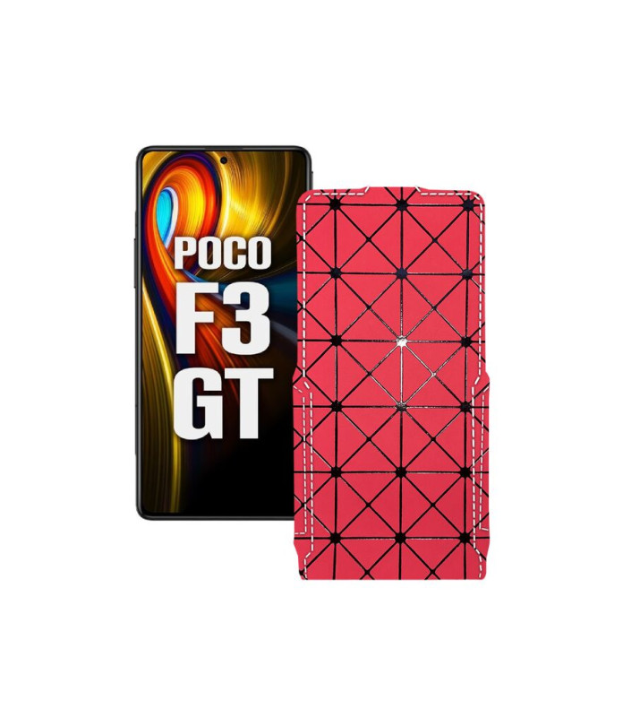 Чохол-флип з екошкіри для телефону Xiaomi poco F3 GT