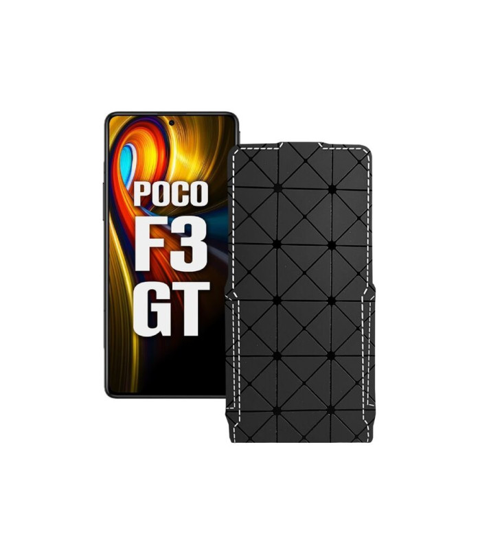 Чохол-флип з екошкіри для телефону Xiaomi poco F3 GT