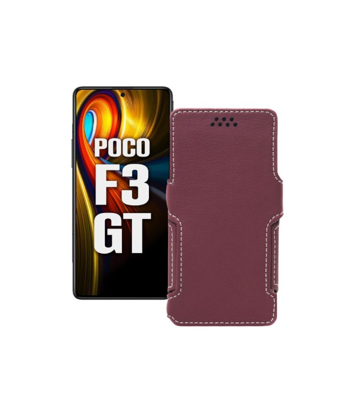 Чохол-книжка з екошкіри для телефону Xiaomi poco F3 GT