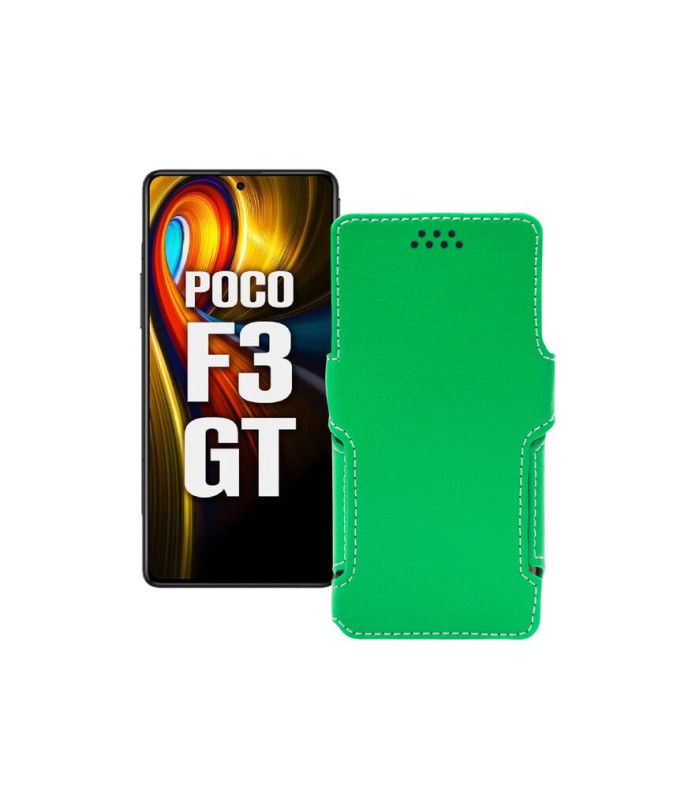 Чохол-книжка з екошкіри для телефону Xiaomi poco F3 GT