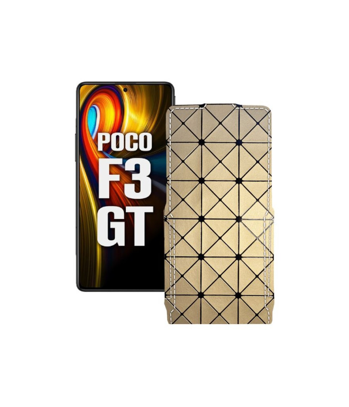 Чохол-флип з екошкіри для телефону Xiaomi poco F3 GT