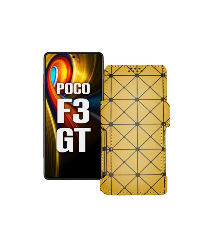 Чохол-книжка з екошкіри для телефону Xiaomi poco F3 GT