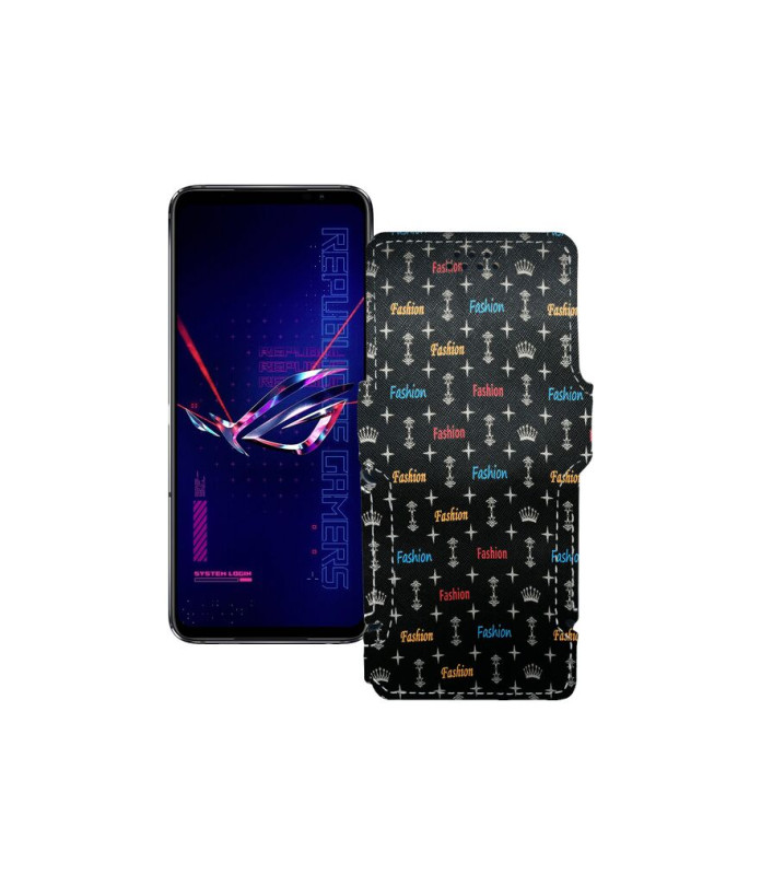 Чохол-книжка з екошкіри для телефону Asus Rog Phone 6