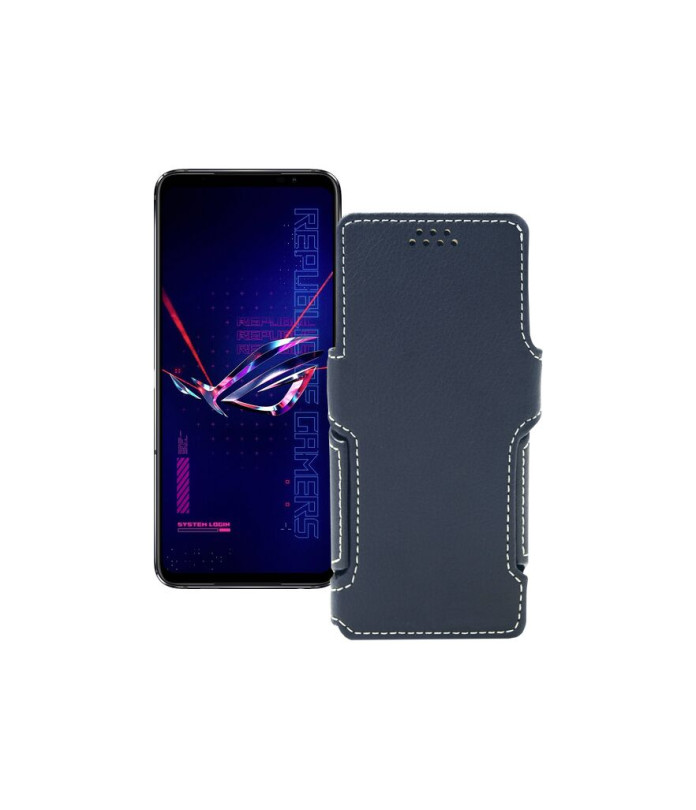 Чохол-книжка з екошкіри для телефону Asus Rog Phone 6