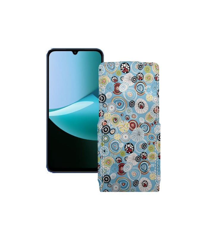 Чохол-флип з екошкіри для телефону Xiaomi Redmi 15C