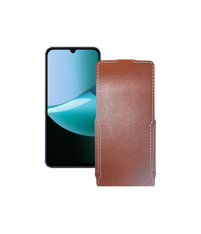 Чохол-флип з екошкіри для телефону Xiaomi Redmi 15C