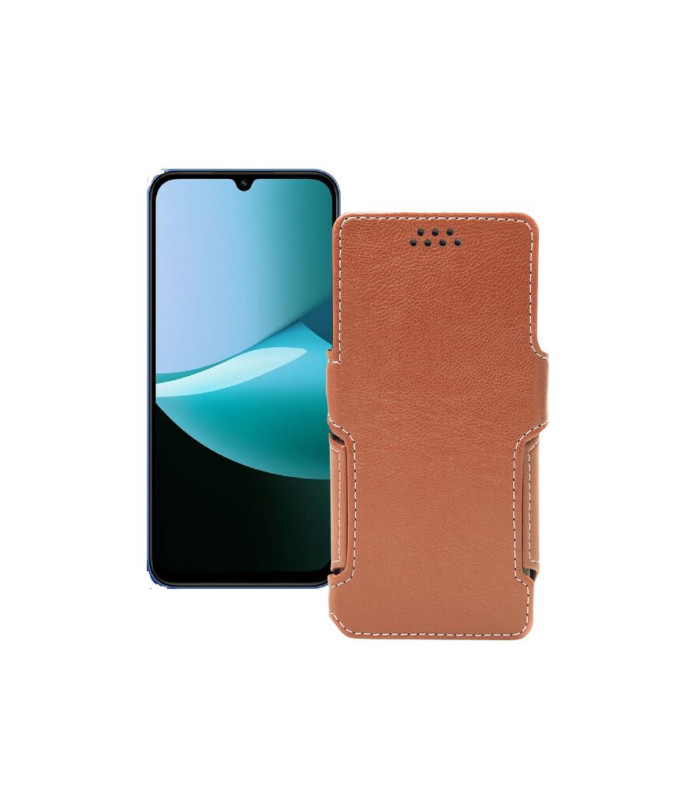 Чохол-книжка з екошкіри для телефону Xiaomi Redmi 15C