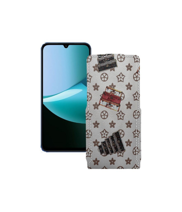 Чохол-флип з екошкіри для телефону Xiaomi Redmi 15C