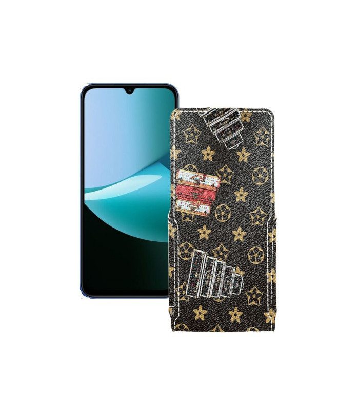 Чохол-флип з екошкіри для телефону Xiaomi Redmi 15C