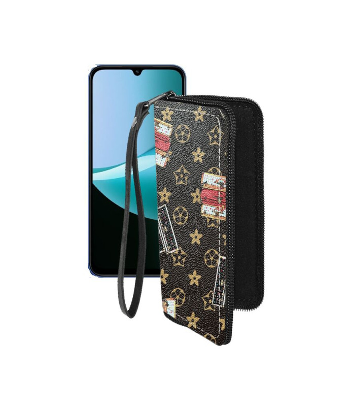 Чохол-гаманець з екошкіри для телефону Xiaomi Redmi 15C