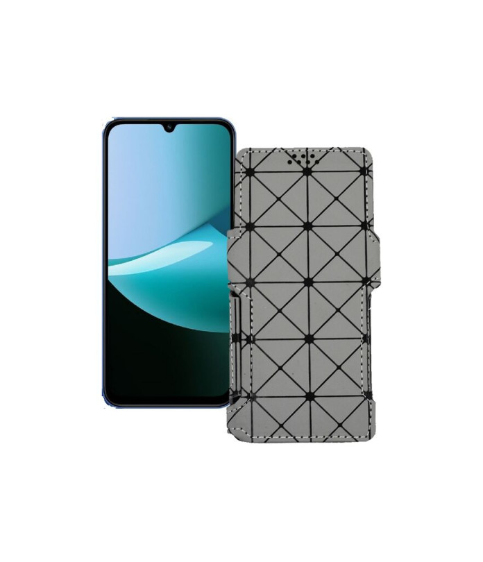 Чохол-книжка з екошкіри для телефону Xiaomi Redmi 15C