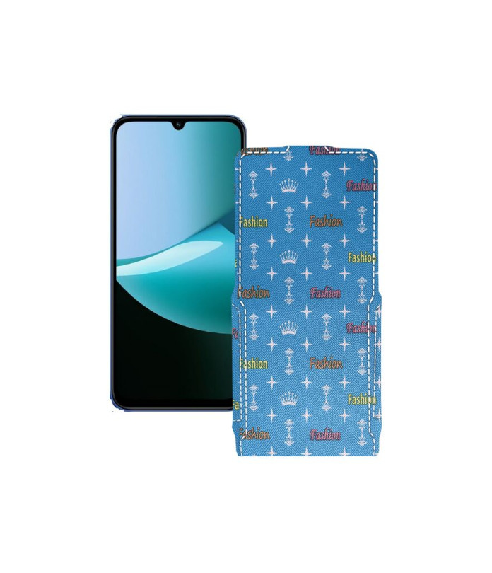 Чохол-флип з екошкіри для телефону Xiaomi Redmi 15C