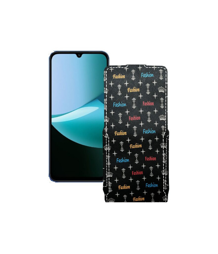 Чохол-флип з екошкіри для телефону Xiaomi Redmi 15C