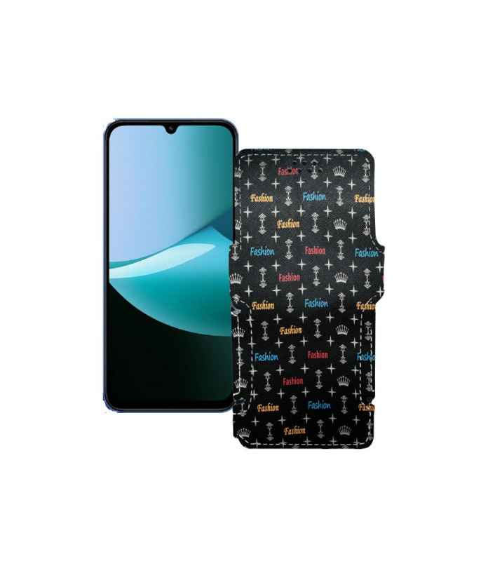 Чохол-книжка з екошкіри для телефону Xiaomi Redmi 15C