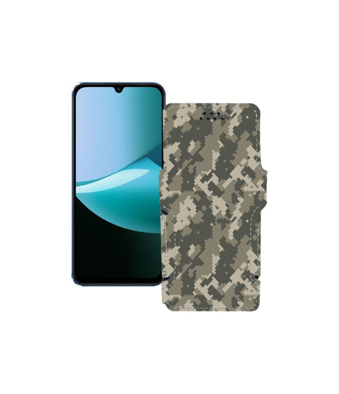 Чохол-книжка з екошкіри для телефону Xiaomi Redmi 15C