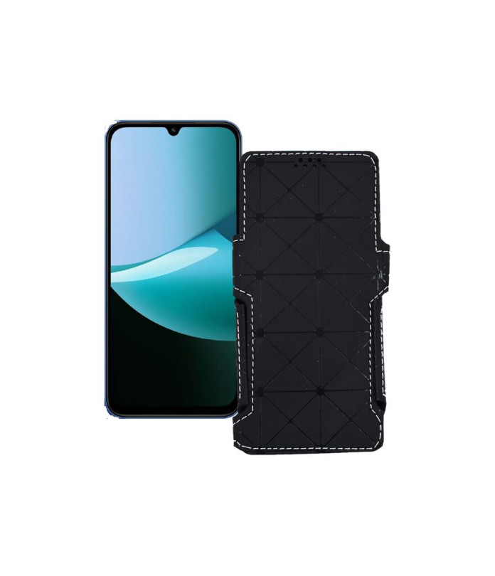 Чохол-книжка з екошкіри для телефону Xiaomi Redmi 15C