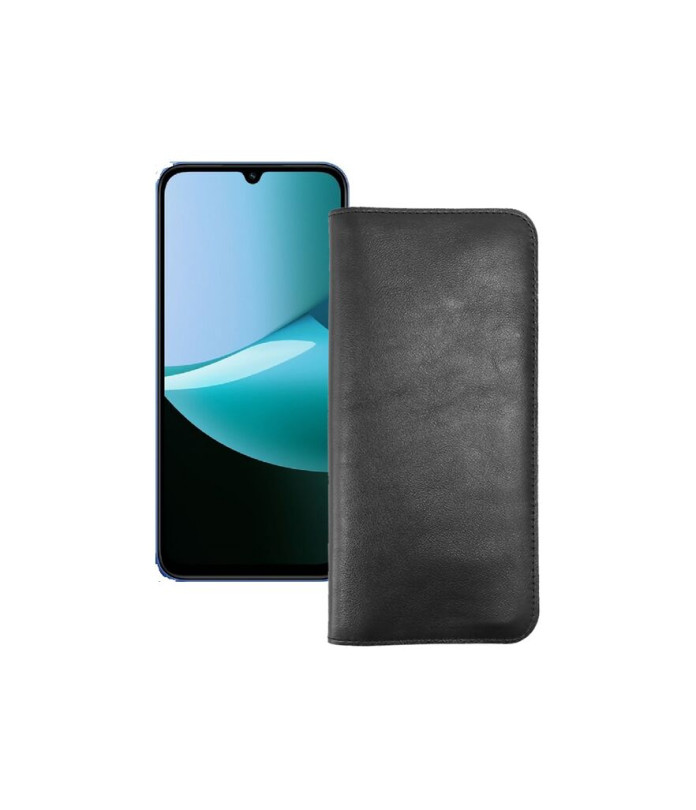 Портмоне з шкіри для телефону Xiaomi Redmi 15C