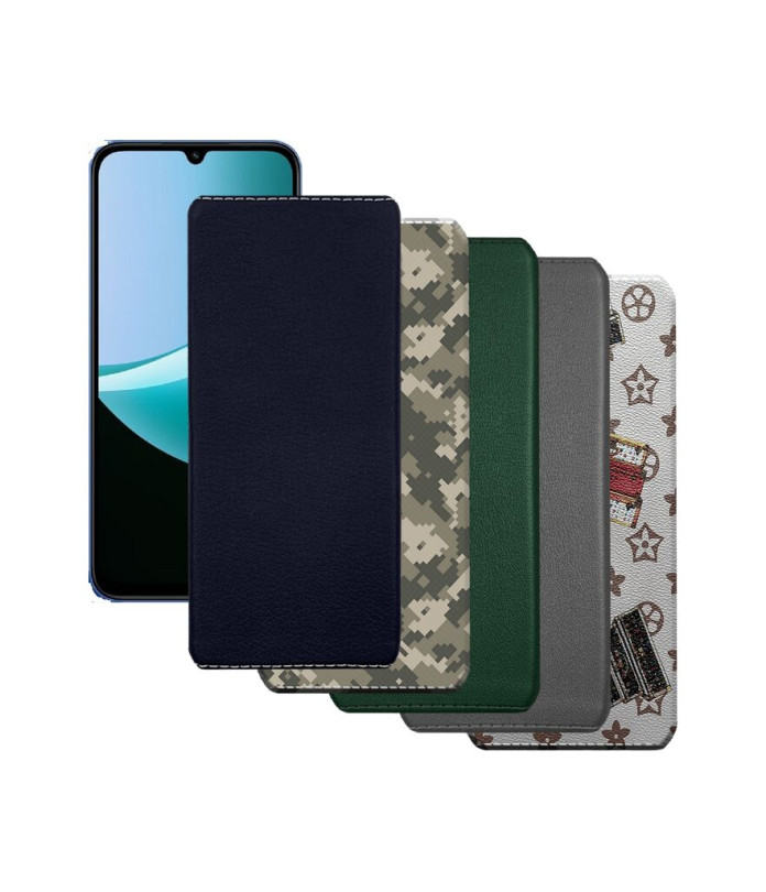 Накладка з екошкіри для телефону Xiaomi Redmi 15C